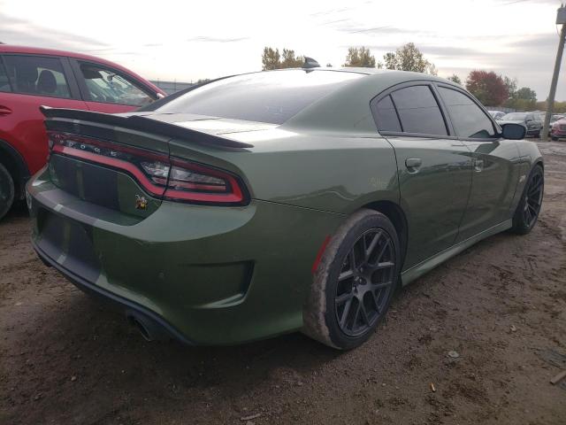 2C3CDXGJ2MH527939 - 2021 DODGE CHARGER SC GREEN photo 4