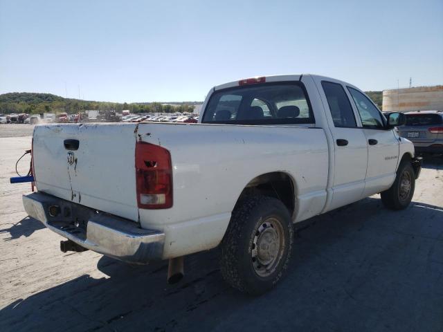 3D7KR28C75G770066 - 2005 DODGE RAM 2500 S WHITE photo 4