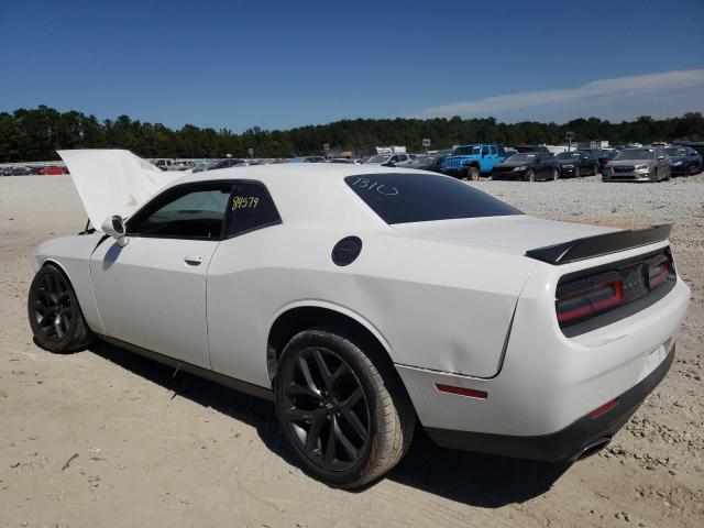 2C3CDZJG2KH620689 - 2019 DODGE CHALLENGER WHITE photo 3