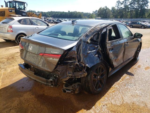 2HGFE2F53NH555376 - 2022 HONDA CIVIC SPOR 灰色 照片 4