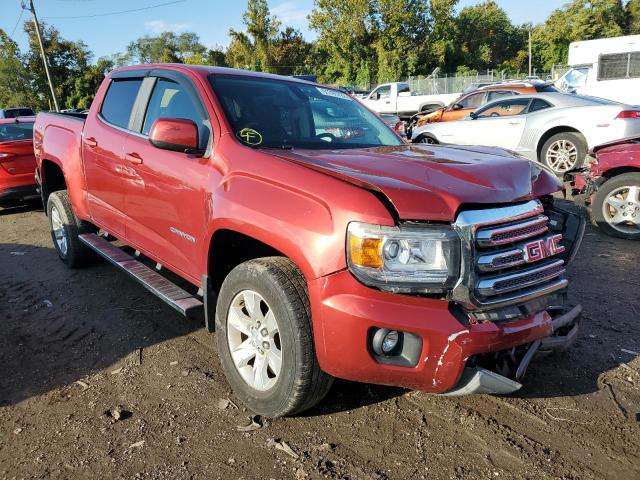 1GTG6BE35F1153665 - 2015 GMC CANYON SLE RED photo 1