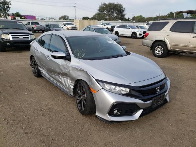 SHHFK7H4XJU432228 - 2018 HONDA CIVIC SPOR SILVER photo 1