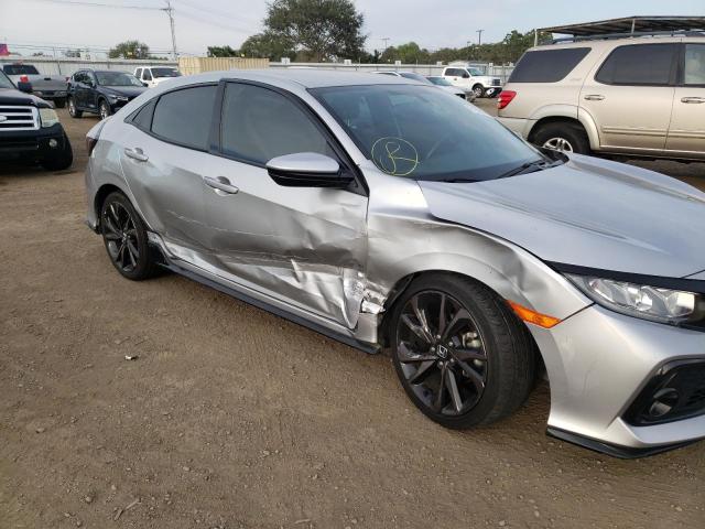 SHHFK7H4XJU432228 - 2018 HONDA CIVIC SPOR SILVER photo 9