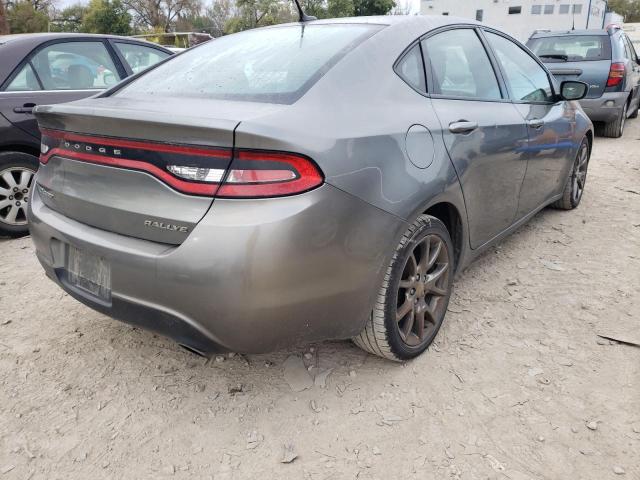 1C3CDFBA9DD340860 - 2013 DODGE DART GRAY photo 4