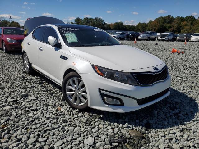 5XXGN4A70EG307192 - 2014 KIA OPTIMA EX WHITE photo 1