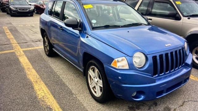 1J8FT47W07D367919 - 2007 JEEP COMPASS BLUE photo 1