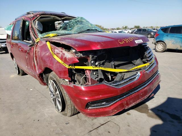 5LMJJ2HT9FEJ05507 - 2015 LINCOLN NAVIGATOR 红色 照片 1