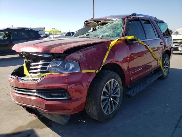 5LMJJ2HT9FEJ05507 - 2015 LINCOLN NAVIGATOR 红色 照片 2