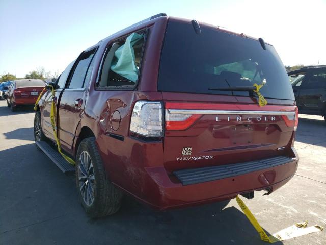 5LMJJ2HT9FEJ05507 - 2015 LINCOLN NAVIGATOR 红色 照片 3