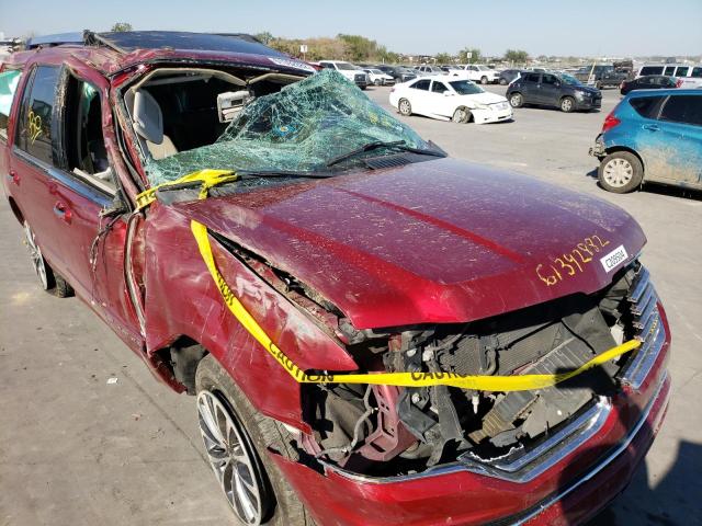 5LMJJ2HT9FEJ05507 - 2015 LINCOLN NAVIGATOR 红色 照片 9