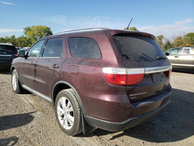 1C4RDJDG9CC153715 - 2012 DODGE DURANGO CR MAROON photo 3