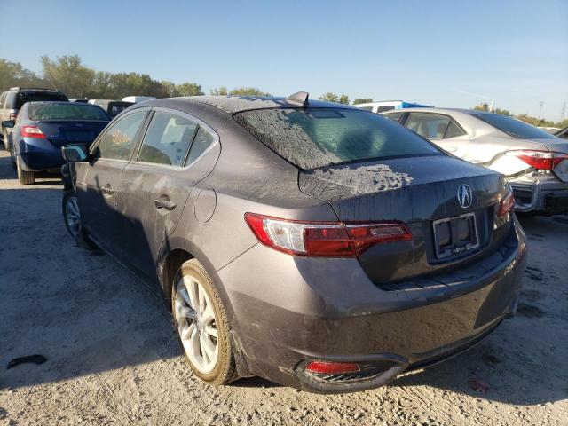 19UDE2F30JA007396 - 2018 ACURA ILX BASE W GRAY photo 3