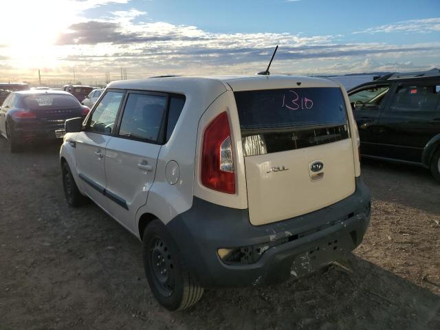 KNDJT2A52C7354616 - 2012 KIA SOUL WHITE photo 3