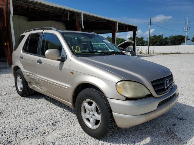 4JGAB54E11A229456 - 2001 MERCEDES-BENZ ML 320 GOLD photo 1