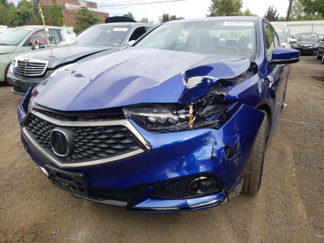 19UUB3F61JA005939 - 2018 ACURA TLX TECH+A BLUE photo 2