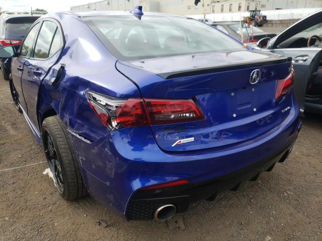 19UUB3F61JA005939 - 2018 ACURA TLX TECH+A ლურჯი ფოტო 3