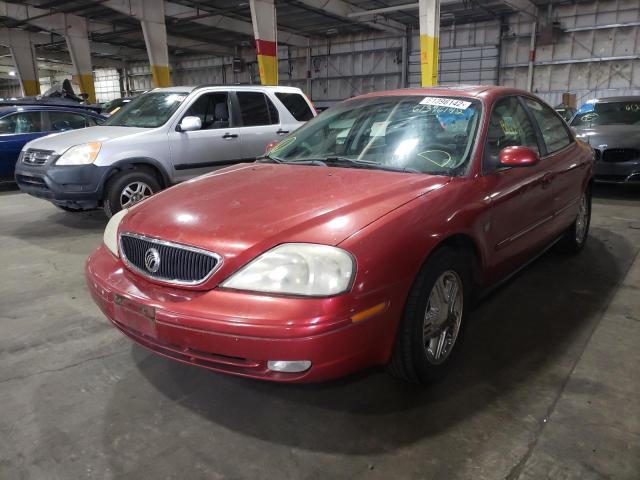 1MEHM55S61G602035 - 2001 MERCURY SABLE LS P BURGUNDY photo 2