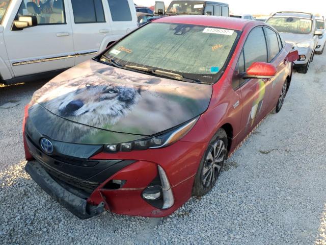 JTDKAMFP5N3206695 - 2022 TOYOTA PRIUS PRIM 红色 照片 2