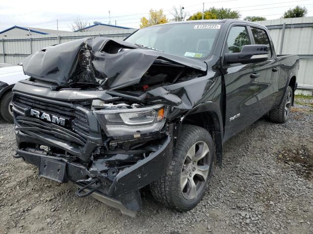 1C6SRFRT2KN923530 - 2019 RAM 1500 LARAM BLACK photo 2