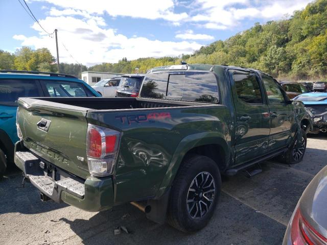 3TMCZ5AN9NM468064 - 2022 TOYOTA TACOMA DOU 绿色 照片 4