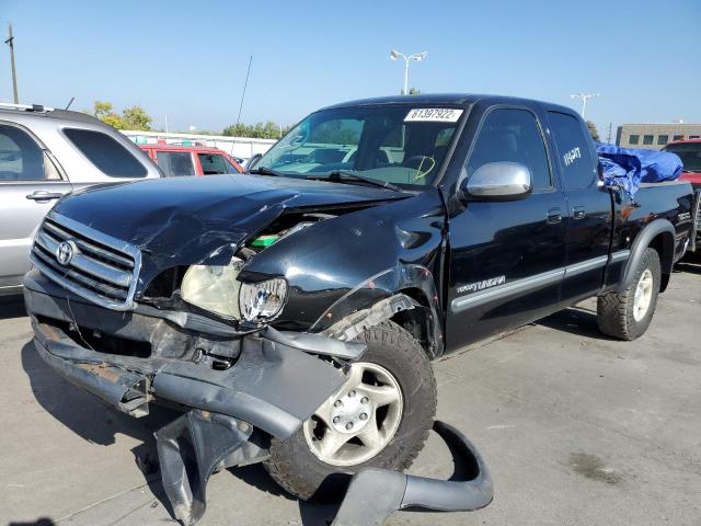 5TBBT44112S263438 - 2002 TOYOTA TUNDRA ACC შავი ფოტო 2