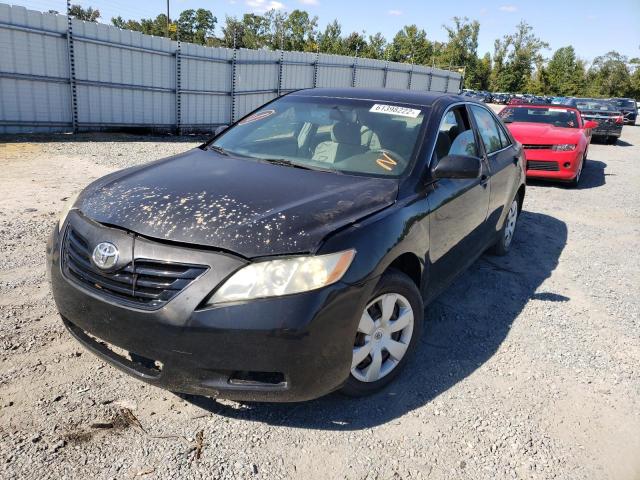 4T1BE46K97U662989 - 2007 TOYOTA CAMRY CE BLACK photo 2