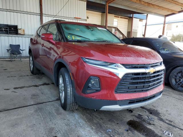 3GNKBBRA0MS506878 - 2021 CHEVROLET BLAZER 1LT RED photo 1