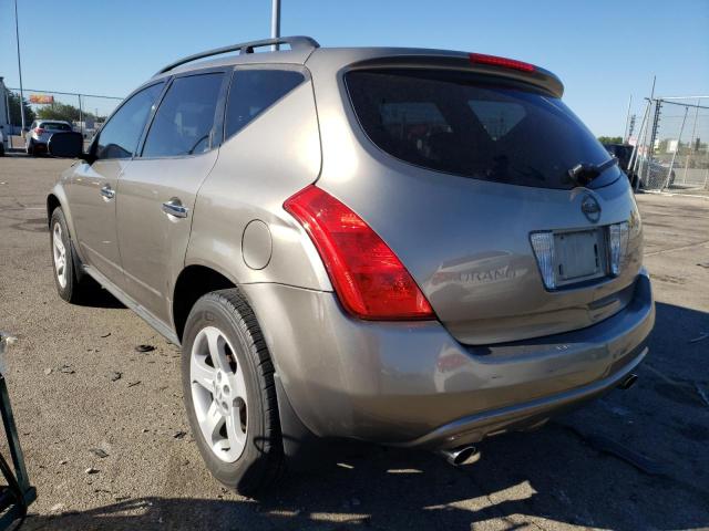 JN8AZ08W03W221820 - 2003 NISSAN MURANO SL TAN photo 3