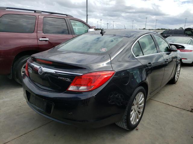 W04GN5EC0B1126270 - 2011 BUICK REGAL CXL BLACK photo 4