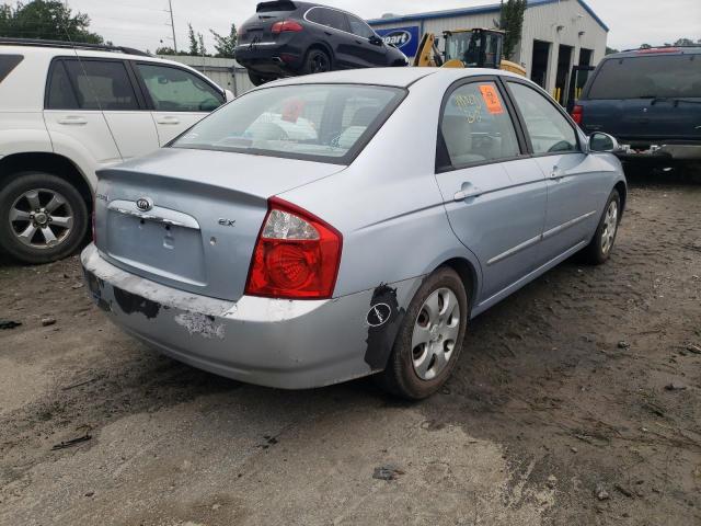 KNAFE121265267785 - 2006 KIA SPECTRA LX BLUE photo 4