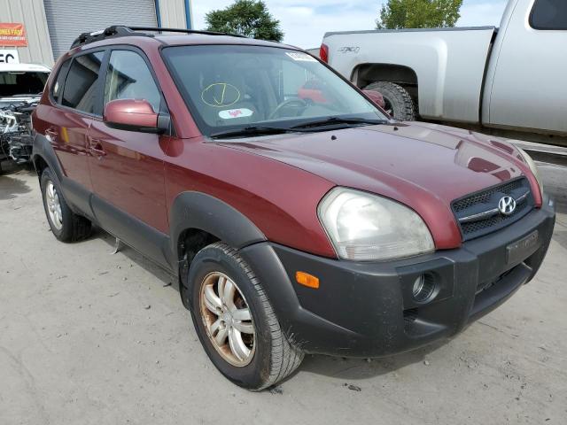 KM8JN72D76U334098 - 2006 HYUNDAI TUCSON GLS MAROON photo 1