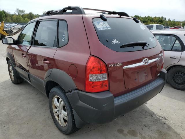 KM8JN72D76U334098 - 2006 HYUNDAI TUCSON GLS MAROON photo 3