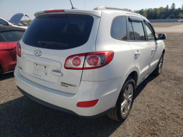 5NMSG4AG9AH391402 - 2010 HYUNDAI SANTA FE G WHITE photo 4