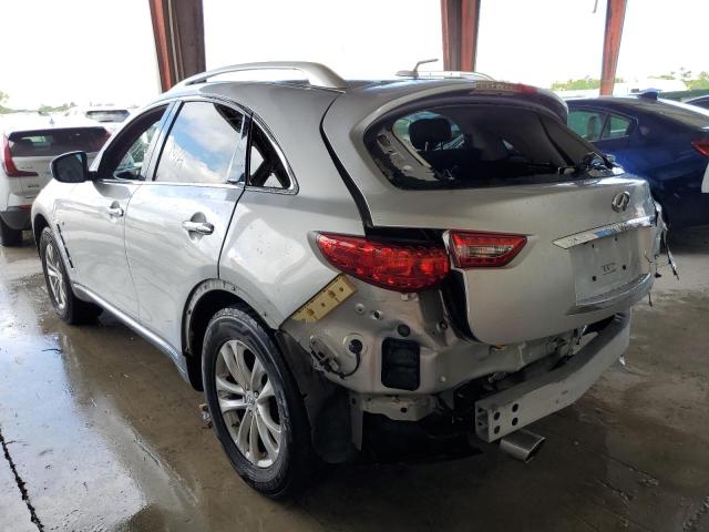 JN8CS1MW0EM411138 - 2014 INFINITI QX70 SILVER photo 3