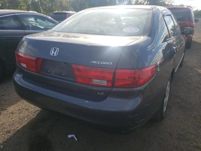 1HGCM56435A116806 - 2005 HONDA ACCORD LX GRAY photo 4