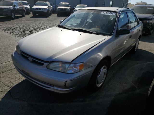 1NXBR12E7YZ328514 - 2000 TOYOTA COROLLA VE BEIGE photo 2