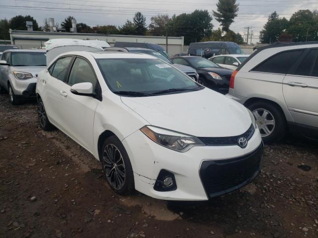 2T1BURHEXFC340143 - 2015 TOYOTA COROLLA S WHITE photo 1