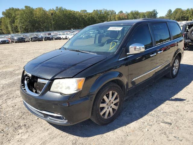 2A4RR8DG6BR745180 - 2011 CHRYSLER TOWN & COU BLACK photo 2