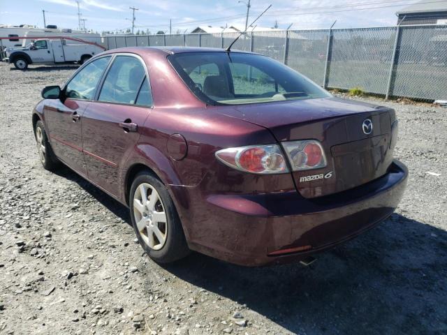 1YVHP80C285M00819 - 2008 MAZDA 6 I BURGUNDY photo 3