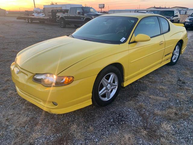 2G1WZ121049199194 - 2004 CHEVROLET MONTE CARL ყვითელი ფოტო 2