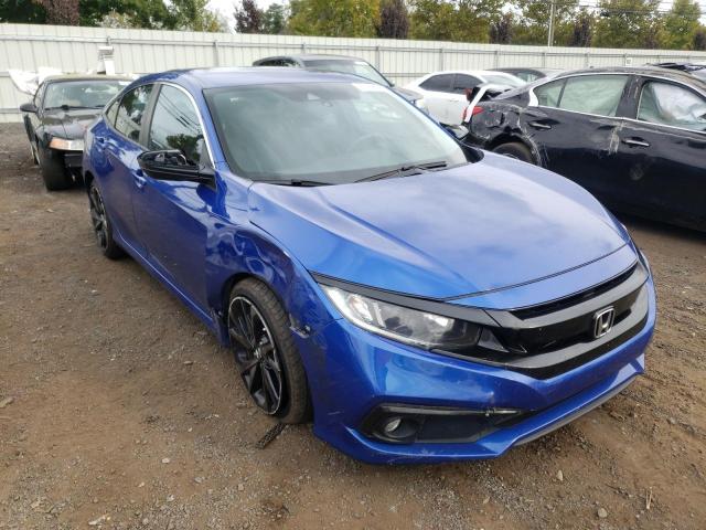 2HGFC2F86KH525090 - 2019 HONDA CIVIC SPOR BLUE photo 1