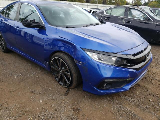 2HGFC2F86KH525090 - 2019 HONDA CIVIC SPOR BLUE photo 9