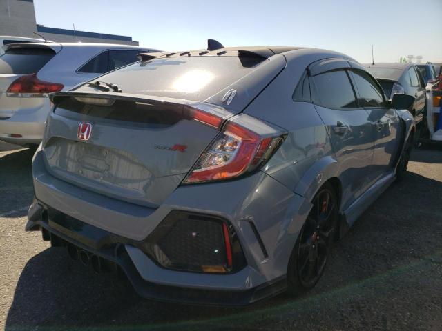 SHHFK8G75KU201501 - 2019 HONDA CIVIC TYPE GRAY photo 4