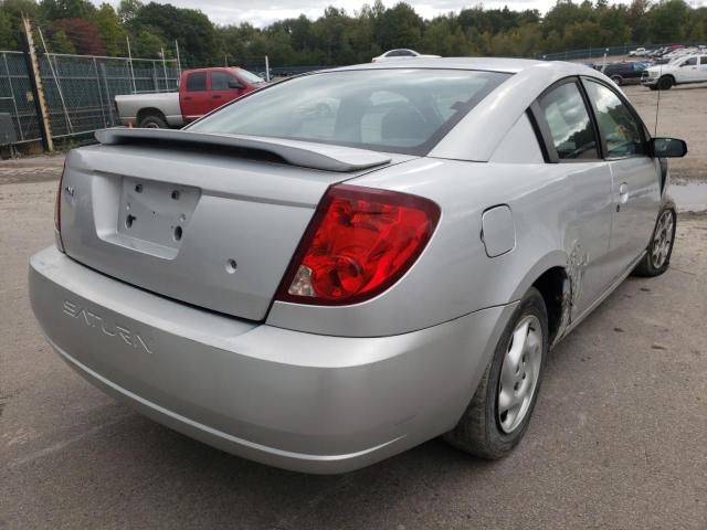 1G8AM12FX5Z111944 - 2005 SATURN ION LEVEL SILVER photo 4