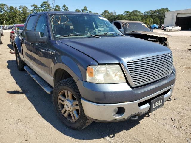 1FTPW04546KC38255 - 2006 FORD F150 BLUE photo 1