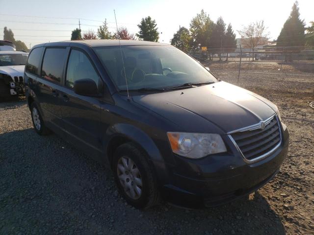 2A8HR44H28R725318 - 2008 CHRYSLER TOWN & COU BLUE photo 1