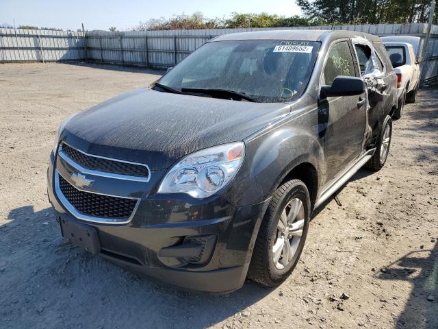 2GNALBEK9D6327776 - 2013 CHEVROLET EQUINOX BLACK photo 2