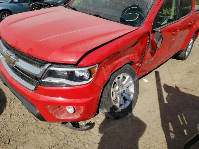 1GCGTCEN2K1342915 - 2019 CHEVROLET COLORADO L RED photo 9