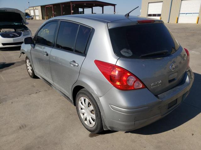 3N1BC1CP0BL407808 - 2011 NISSAN VERSA S GRAY photo 3