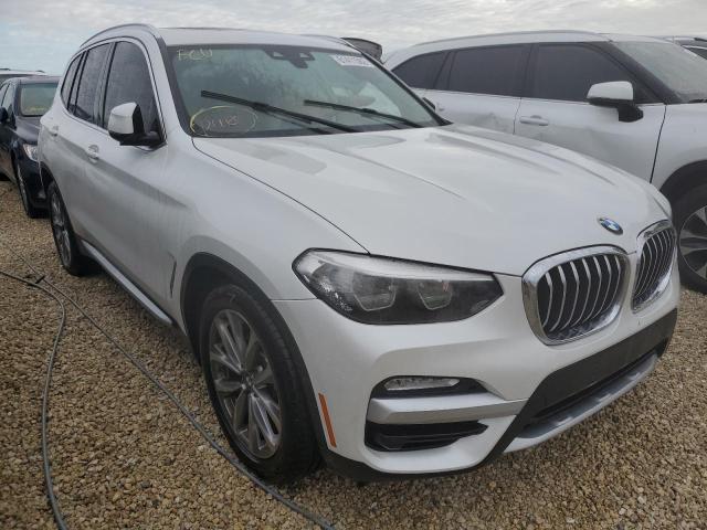 5UXTR7C56KLE93737 - 2019 BMW X3 SDRIVE3 WHITE photo 1